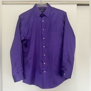 Murano Purple Dress Shirt Long Sleeve Formal
